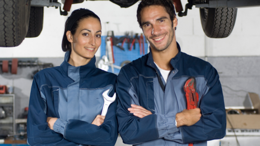 ropa laboral en sector industrial