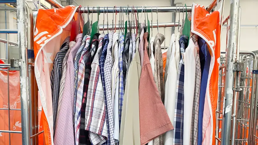 tratamiento de la ropa de residentes