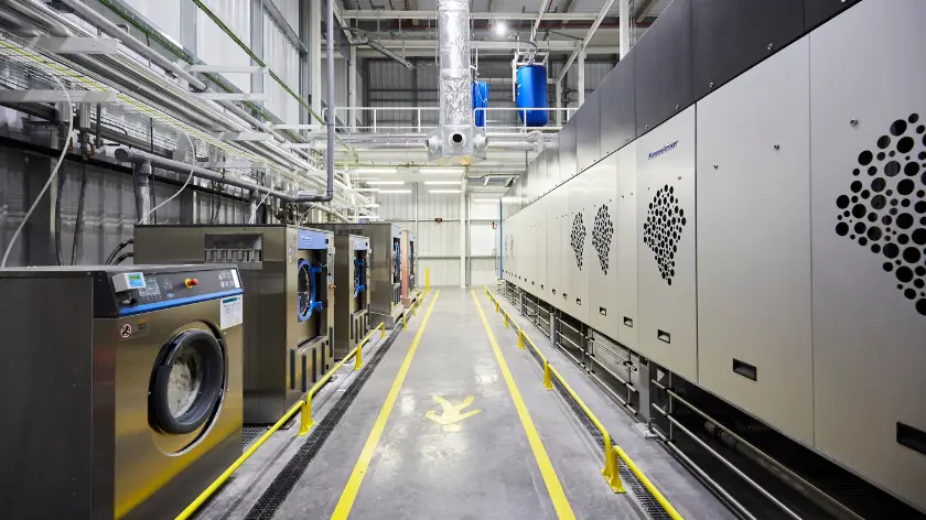 lavado industrial ropa de cama