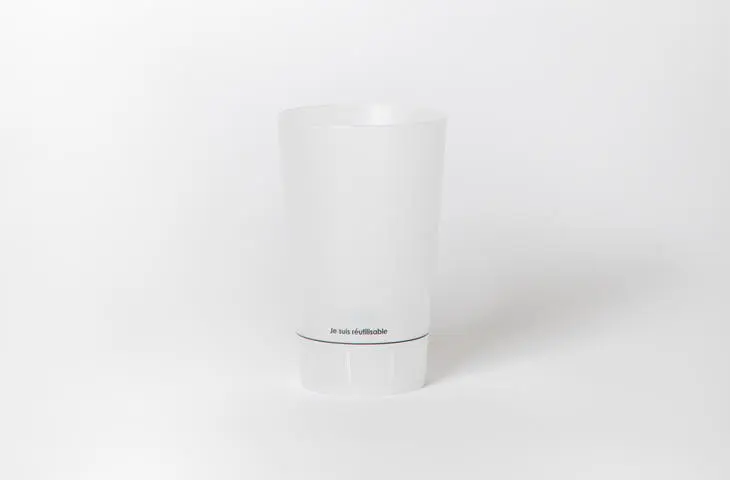 Vaso reutilizable para fuentes de agua