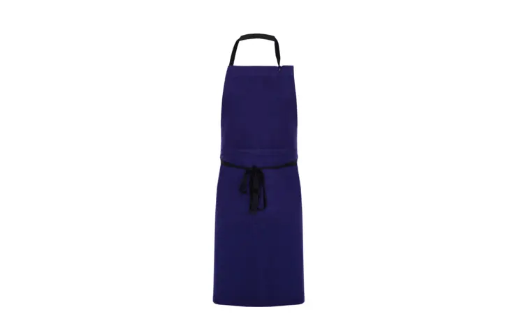 Delantal azul para restaurantes