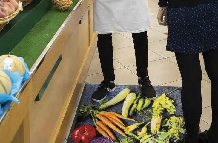 Alfombra frutería