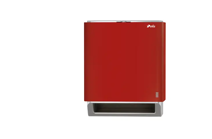 secamanos papel doblado fusion rojo