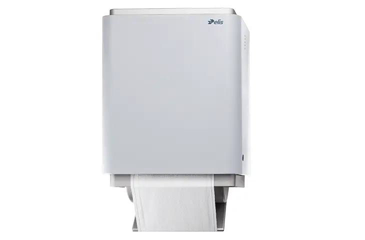 secamanos retractil fusion blanco