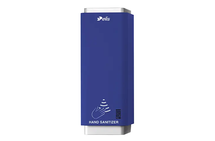 Dispensador de limpiador de manos sin agua - Gama Fusion azul