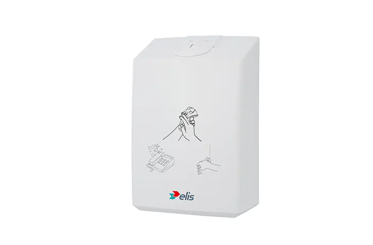 Dispensador de toallitas desinfectantes