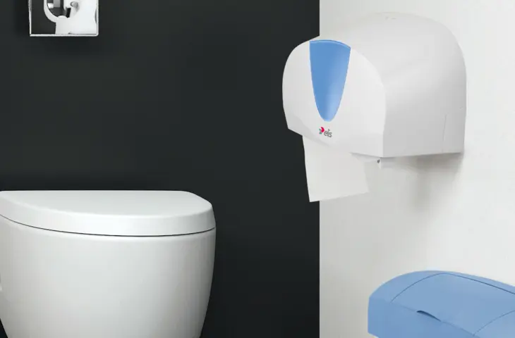 dispensador rollos de papel higienico pequeños cuartos de baño