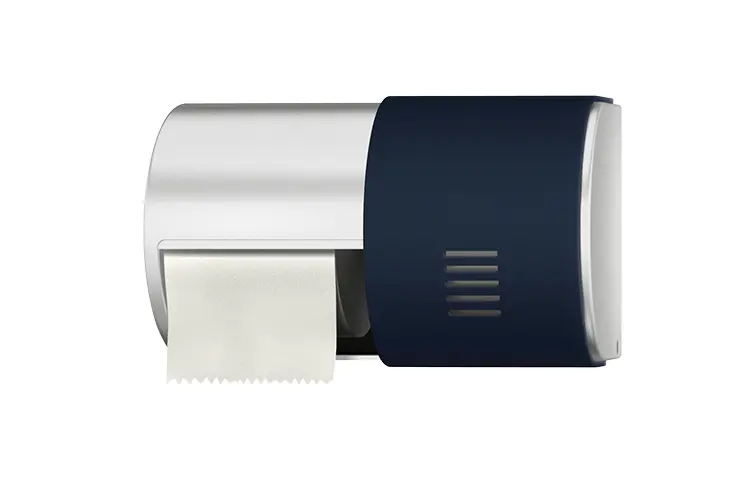 dispensador rollos papel higienico estandar fusion indigo blue