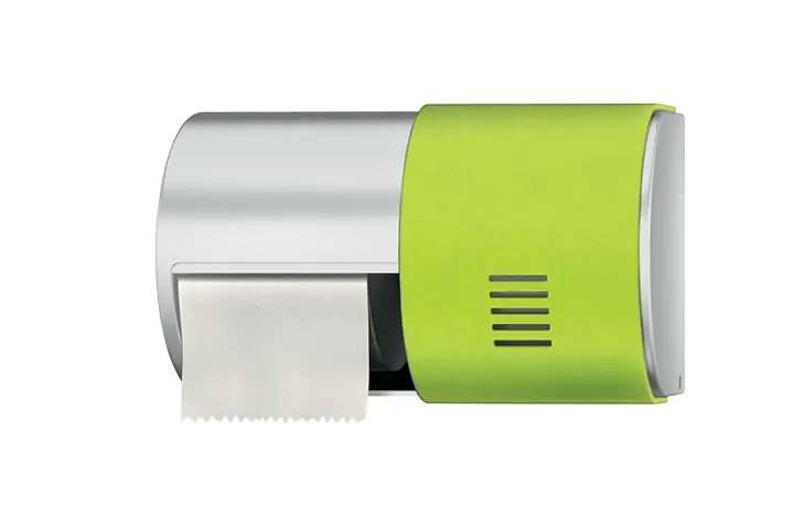 dispensador rollos papel higienico estandar fusion green lemon