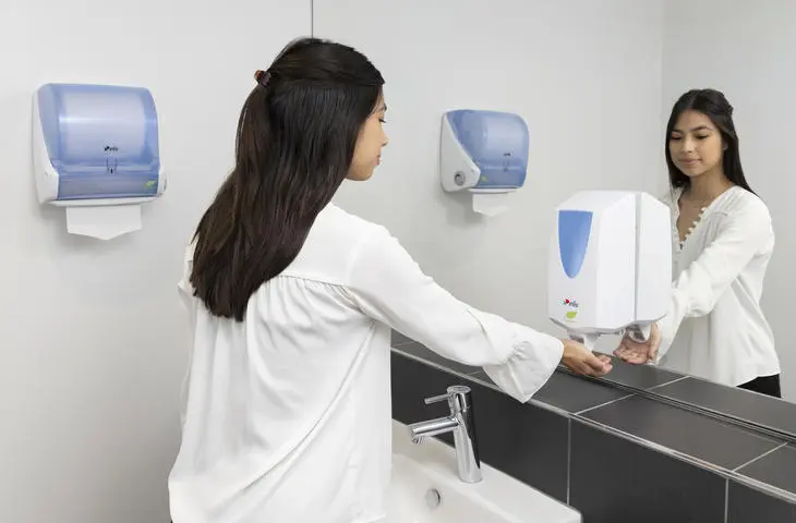 jabon dispensador espuma con reserva sostenible aqualine Elis baño aseo