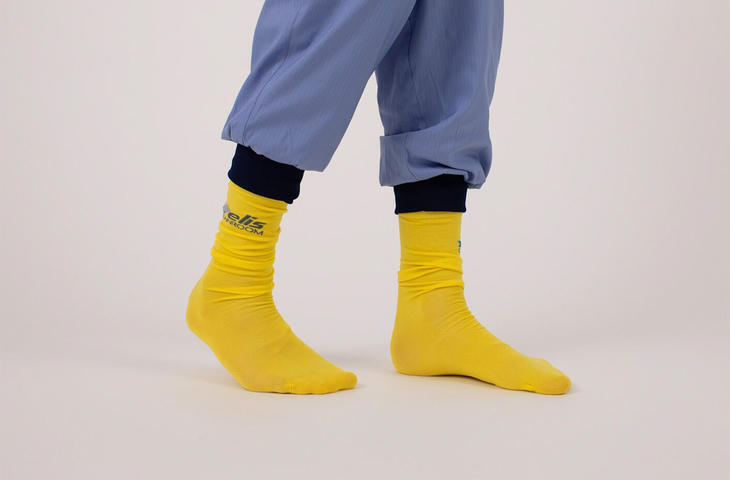 Calcetines para sala blanca