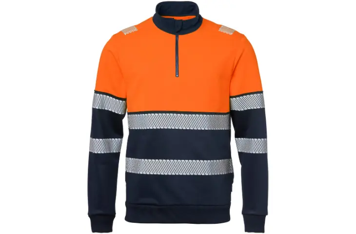 Sudadera naranja fluorescente 