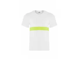 Camiseta con banda flúor - Food Industry
