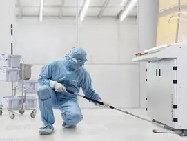 Mopas y sistemas de limpieza para Sala Blanca