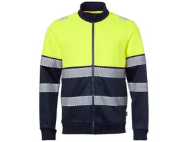 Sudadera con cremallera reflectante 