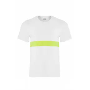 Camiseta con banda flúor - Food Industry